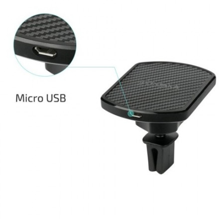 Автомобильный держатель Pitaka MagMount Qi Car Vent для решетки